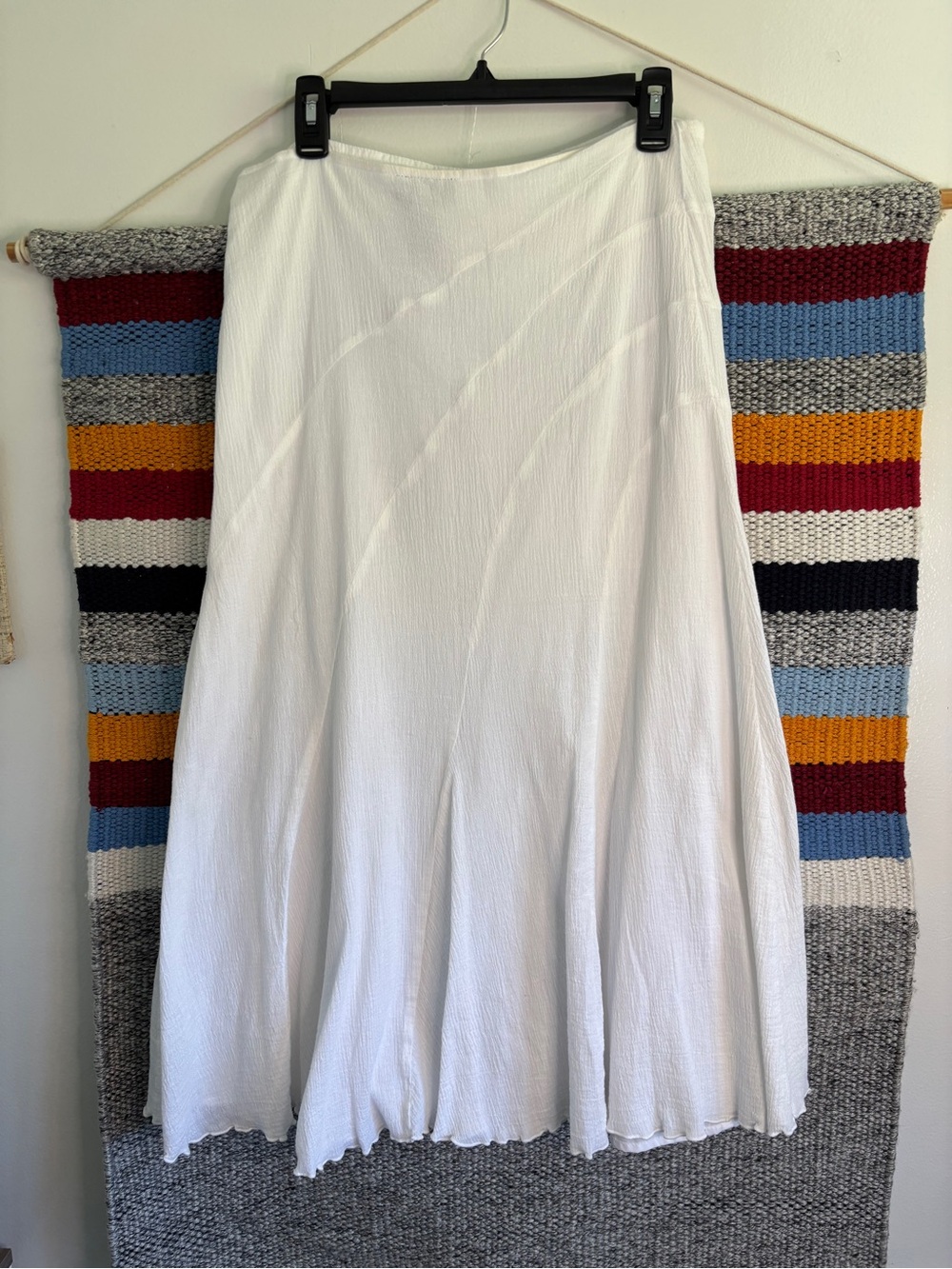 AGB White A-Line Maxi Skirt 6